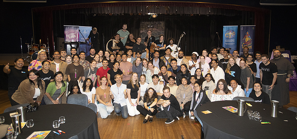 Young Catholics of the Diocese of Parramatta during Catholic Youth Parramatta's LIFTED Launch at Qest HQ, Rooty Hill. Image: Diocese of Parramatta